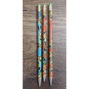 2004 Rose Art Shrek 2 No. 2 Pencils Wood Lot Of 3 Donkey Fiona Puss In Boots